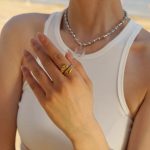 Wholesale-Jewelry-Commute-Water-Droplets-316-Stainless-Steel-Plating-Rings-display-picture-7